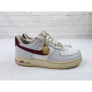 Nike Air Force 1 '07 Pandant Sneakers Photon Sisterhood Dust/Red DV7584-001 Sz 8